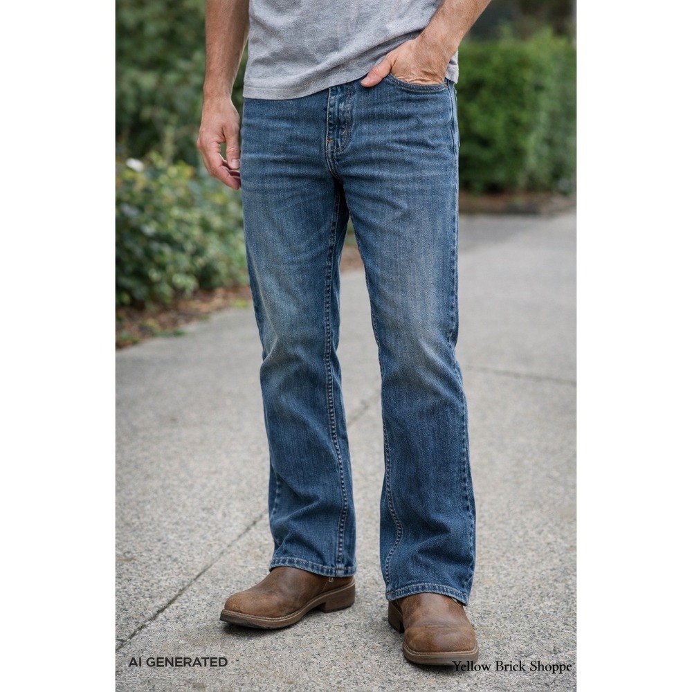 Levi's 511 Jeans Men's‎ 36x32 Slim Fit Blue Medium Wash Denim